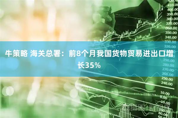 牛策略 海关总署：前8个月我国货物贸易进出口增长35%